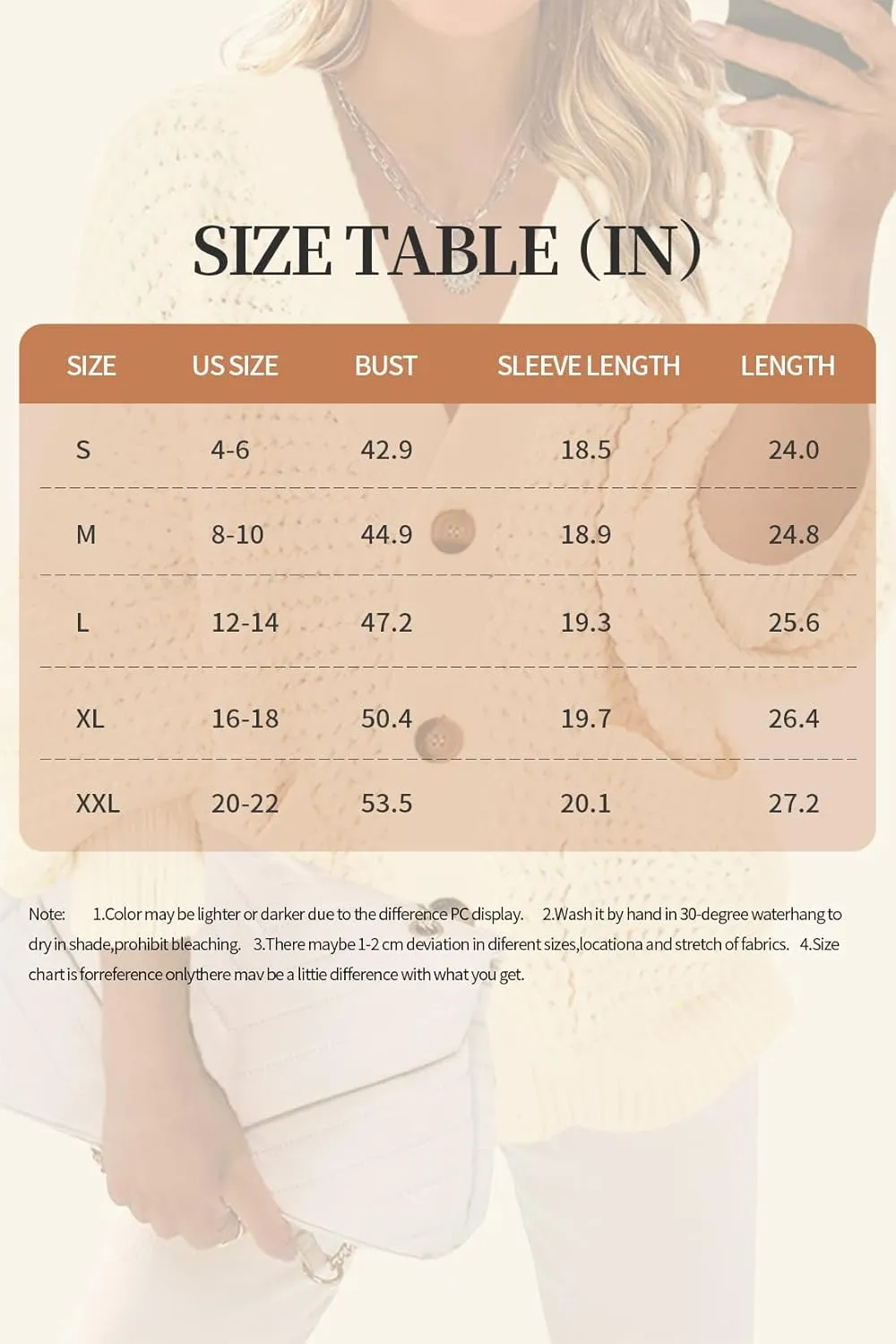 Allimy Womens Chunky Textured Knit Pocketed V Neck Soft Short Cardigan Sweaters for Women Trendy Winter Coats