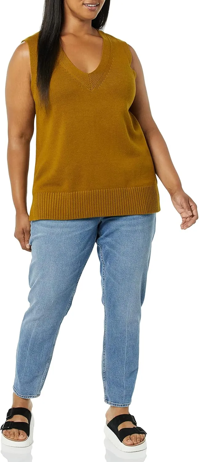 Amazon Essentials Women's Ultra Soft Sweater Vest (Previously Daily Ritual)