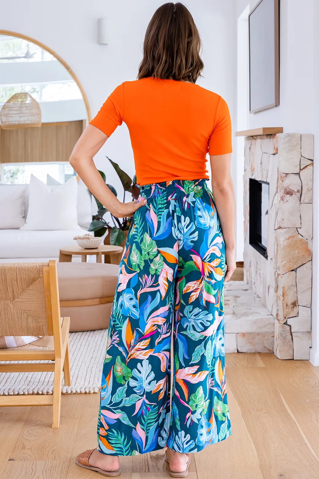 Amelie Pant Miami Print