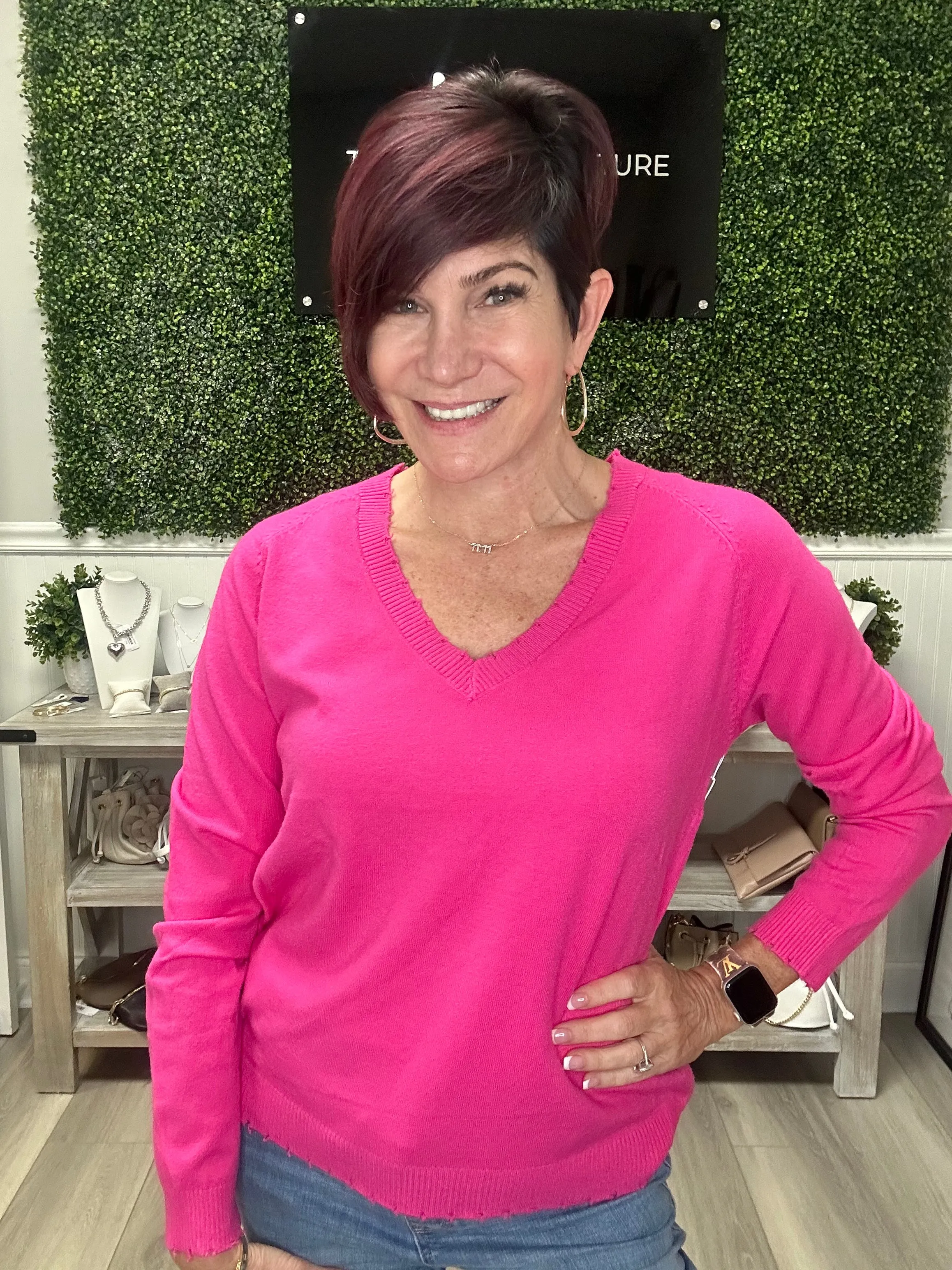 Andrea V-Neck Sweater