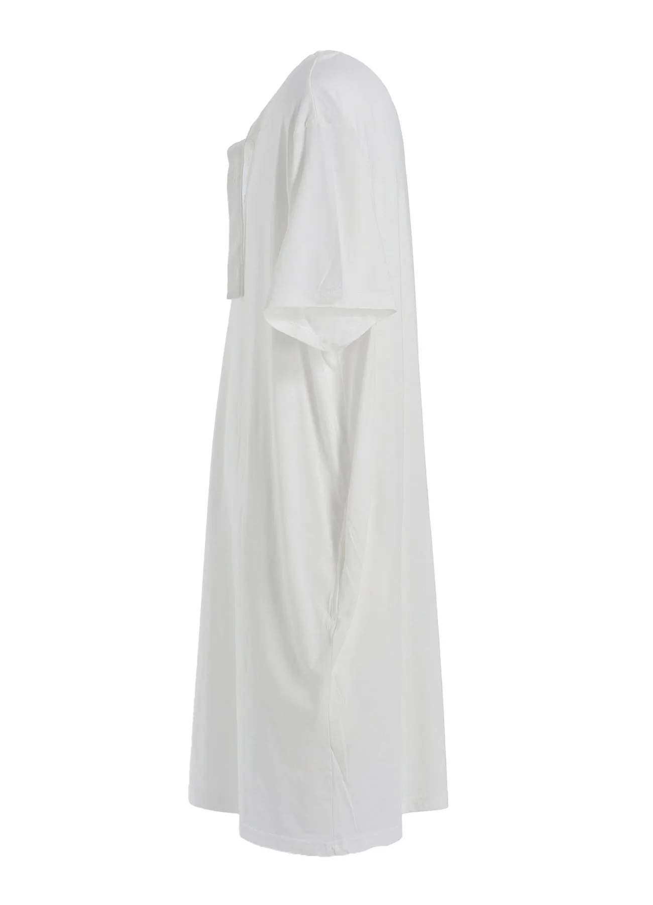 COTTON MODAL JERSEY HENRY NECK SS T