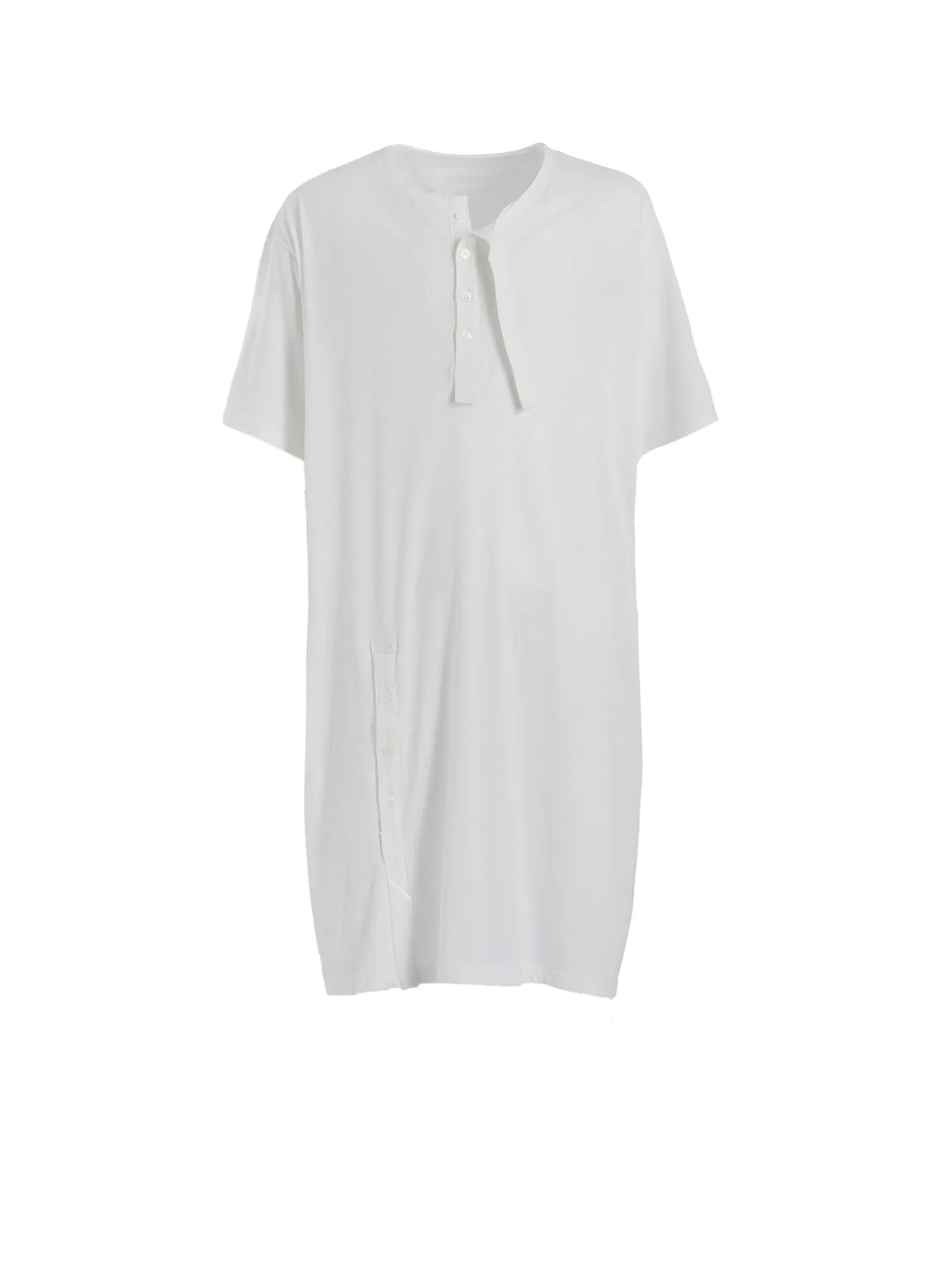 COTTON MODAL JERSEY HENRY NECK SS T