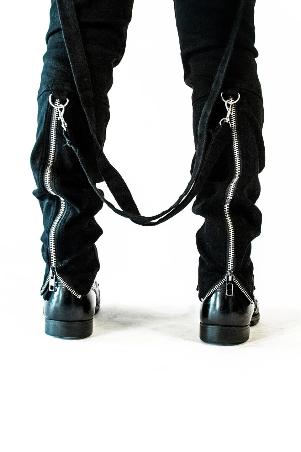 Cross Strap Stretch Jeans