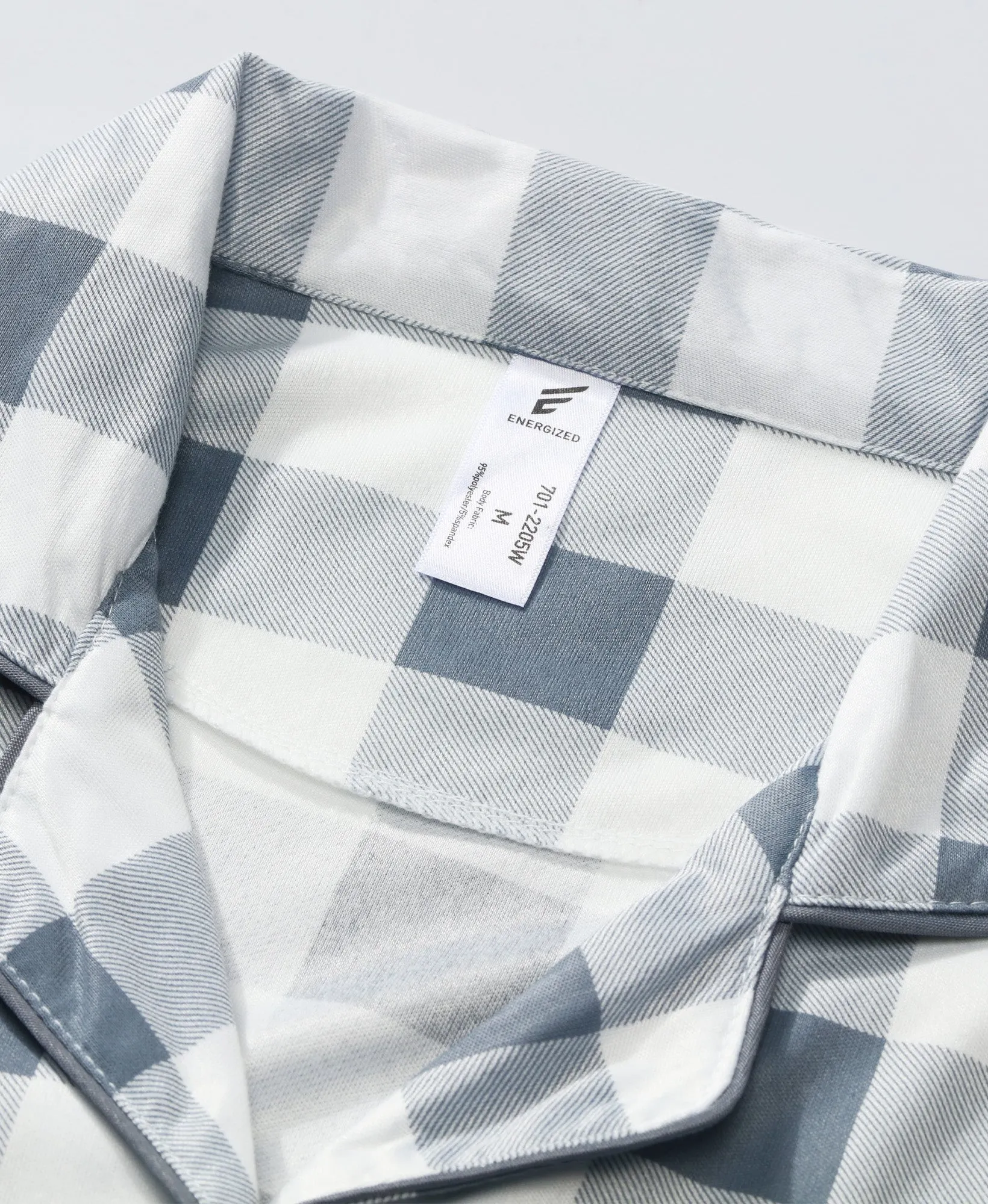 Energized Women's Checked PJ Set 701-2205W