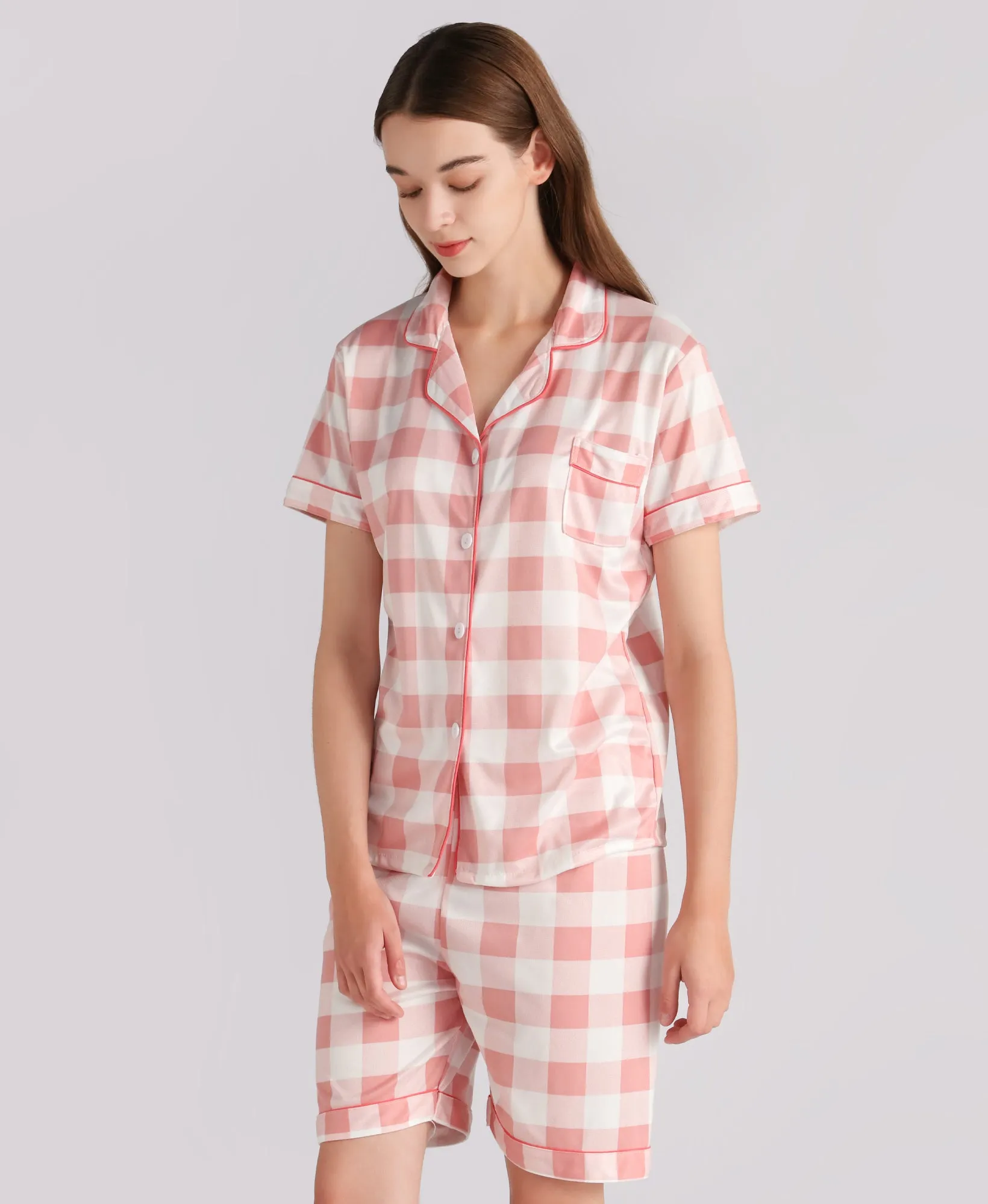 Energized Women's Checked PJ Set 701-2205W
