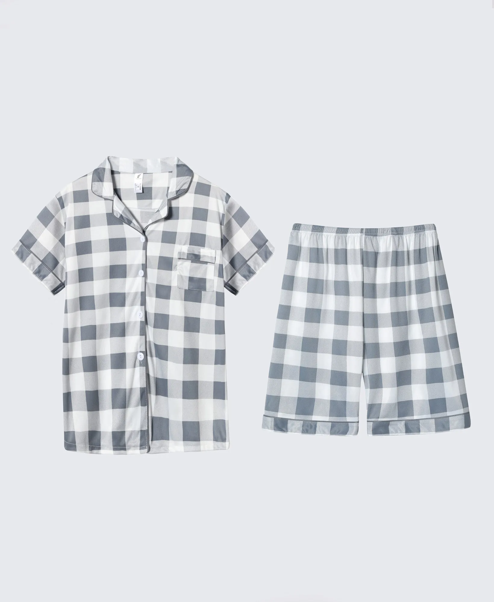 Energized Women's Checked PJ Set 701-2205W