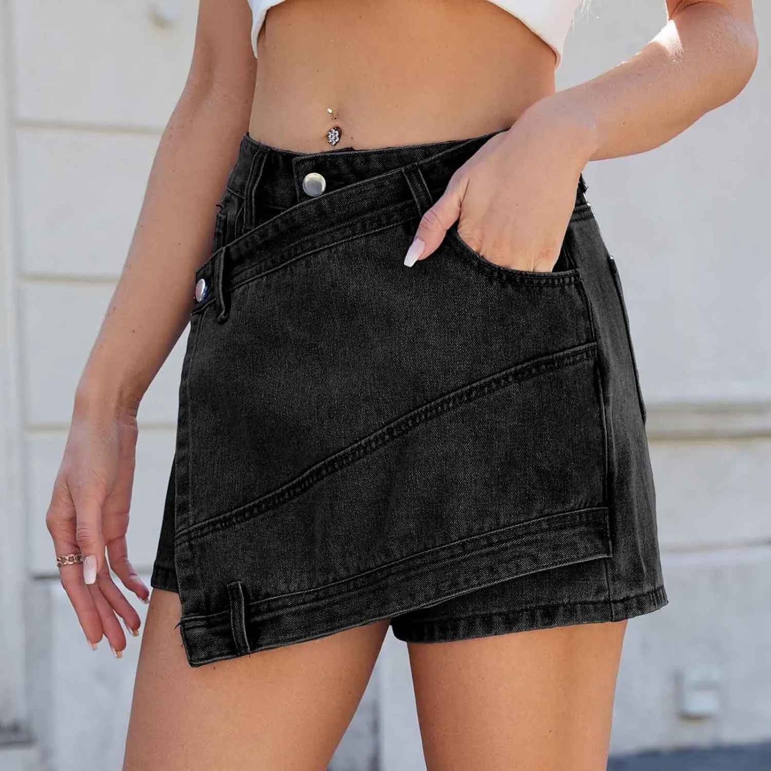 for Women Denim Mini Little Western A Line Plain Skirt Women 2025 Fashion