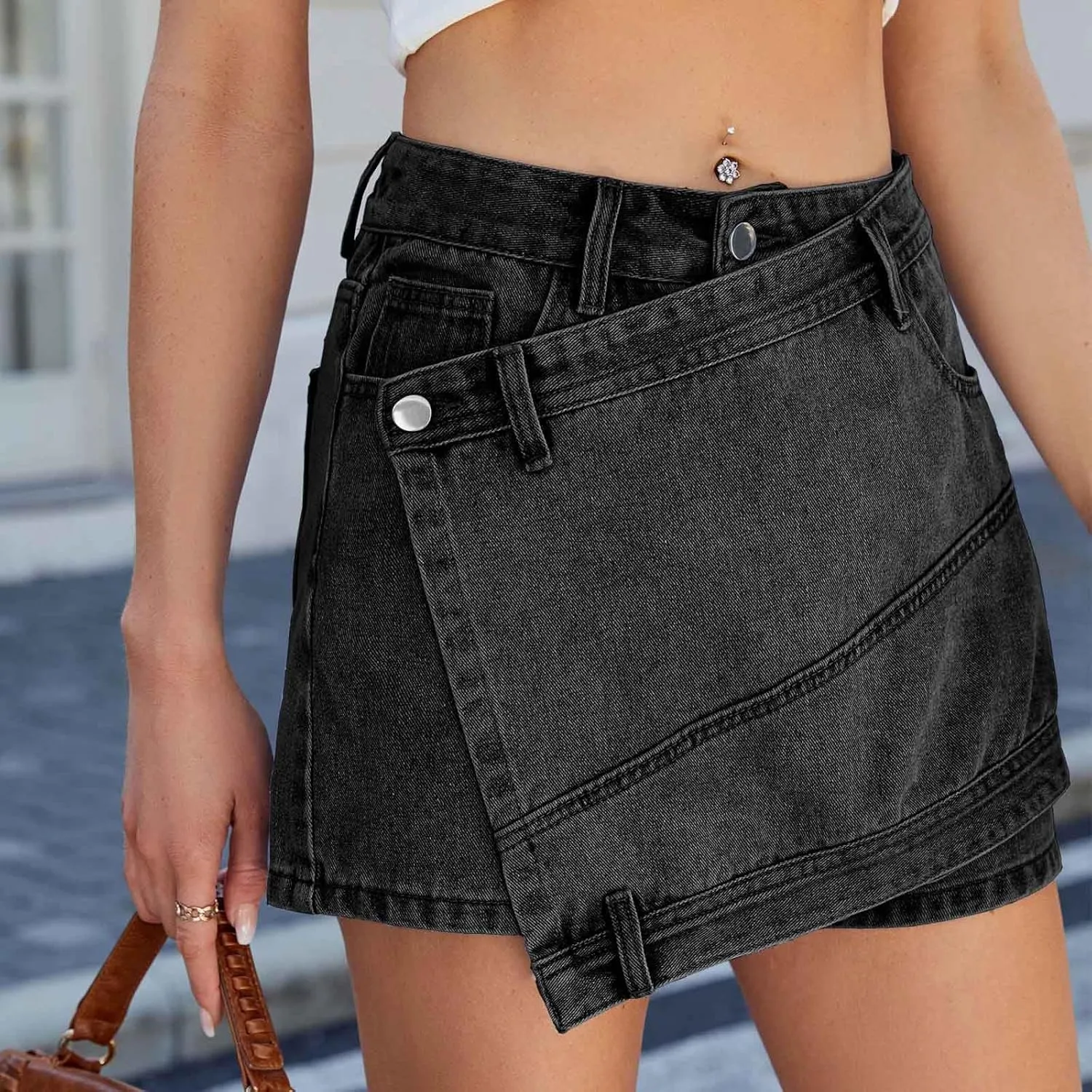 for Women Denim Mini Little Western A Line Plain Skirt Women 2025 Fashion