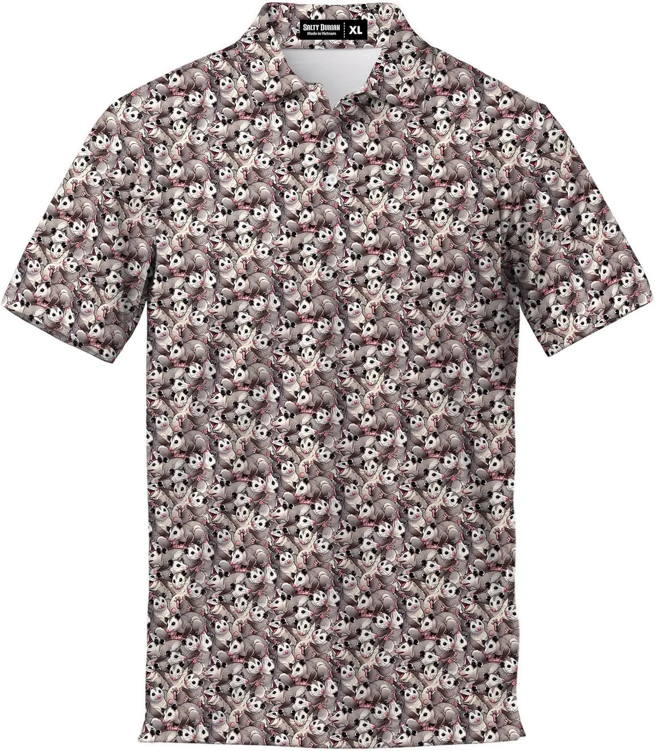 Golf Polo Shirts for Men Golf Polos Vintage Funny Mens Polo Shirts Short Sleeve Button Up Shirt