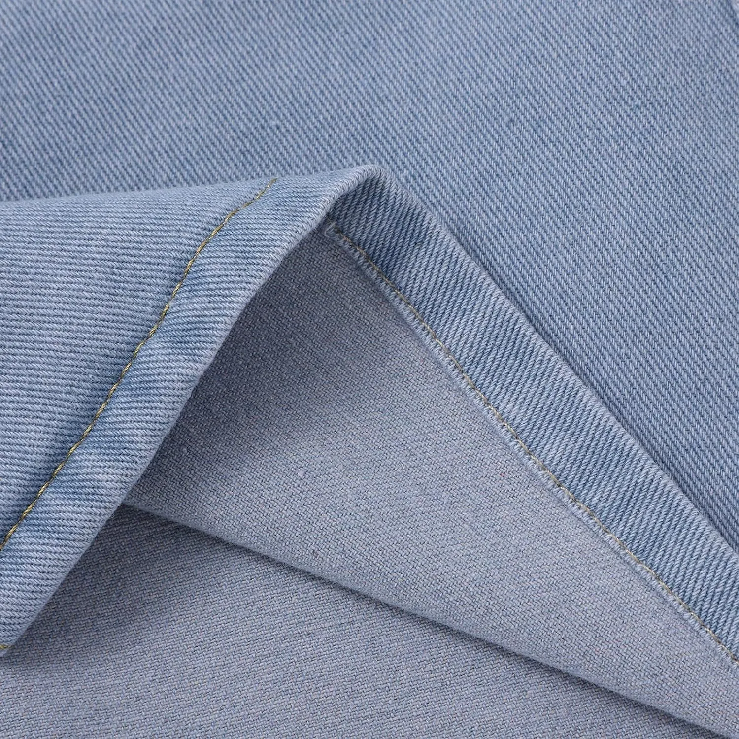 Jean Skirts for Women Denim High Waisted Trendy Stretchy Button Front Short Pencil Skirt with Patch Pockets