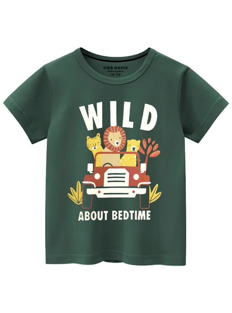 Kids Cotton tees - Wild Life
