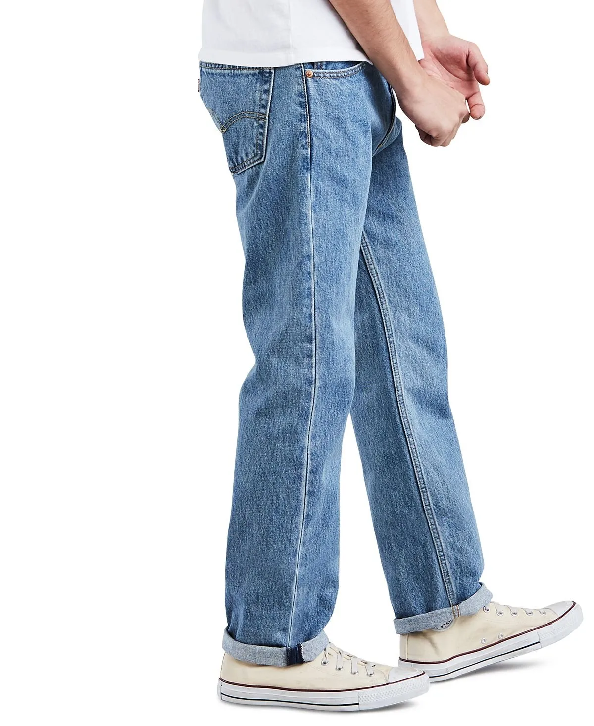 Levi's Men's 505 Regular Fit Straight Fit Non-Stretch Jeans, Multi