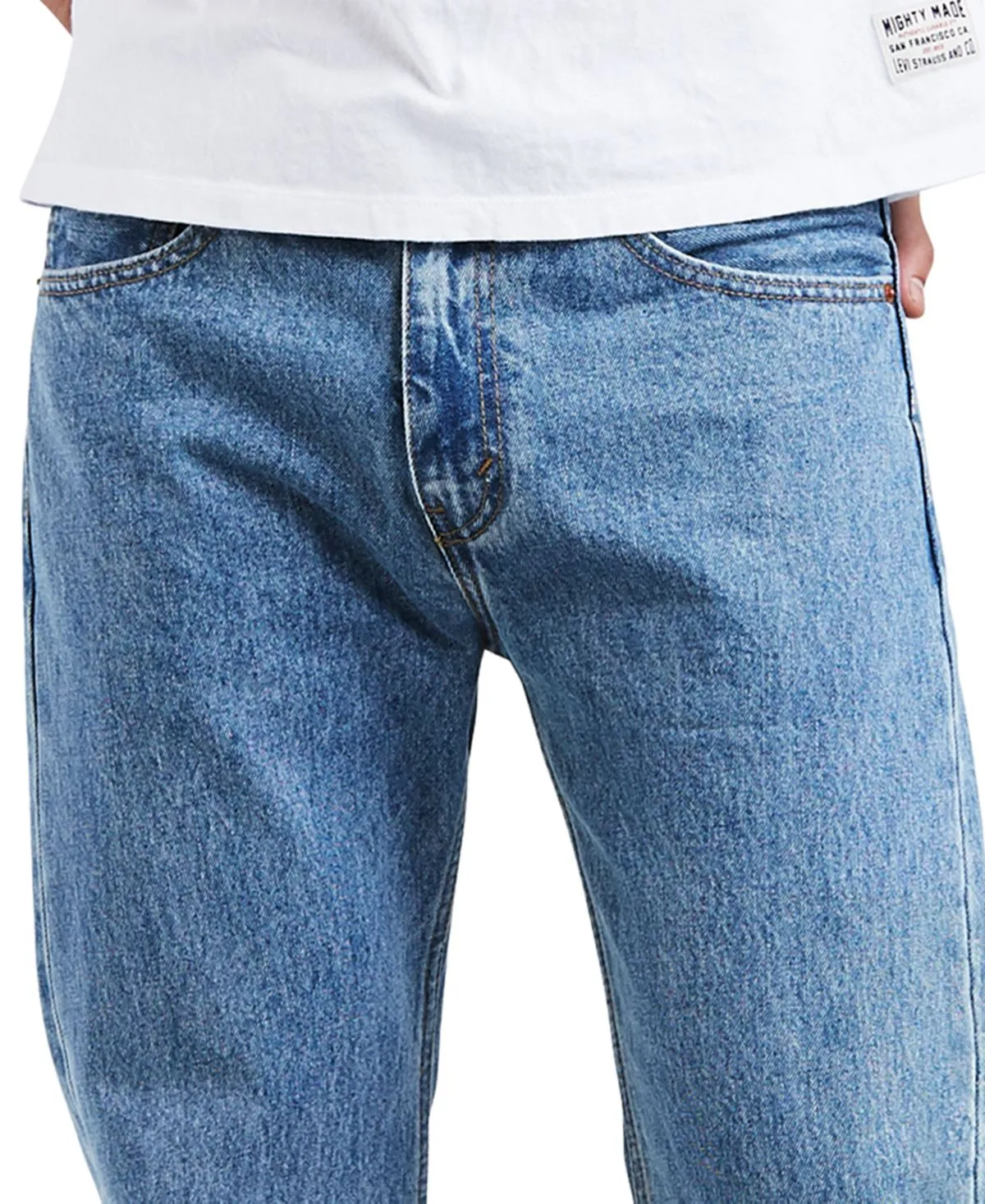 Levi's Men's 505 Regular Fit Straight Fit Non-Stretch Jeans, Multi