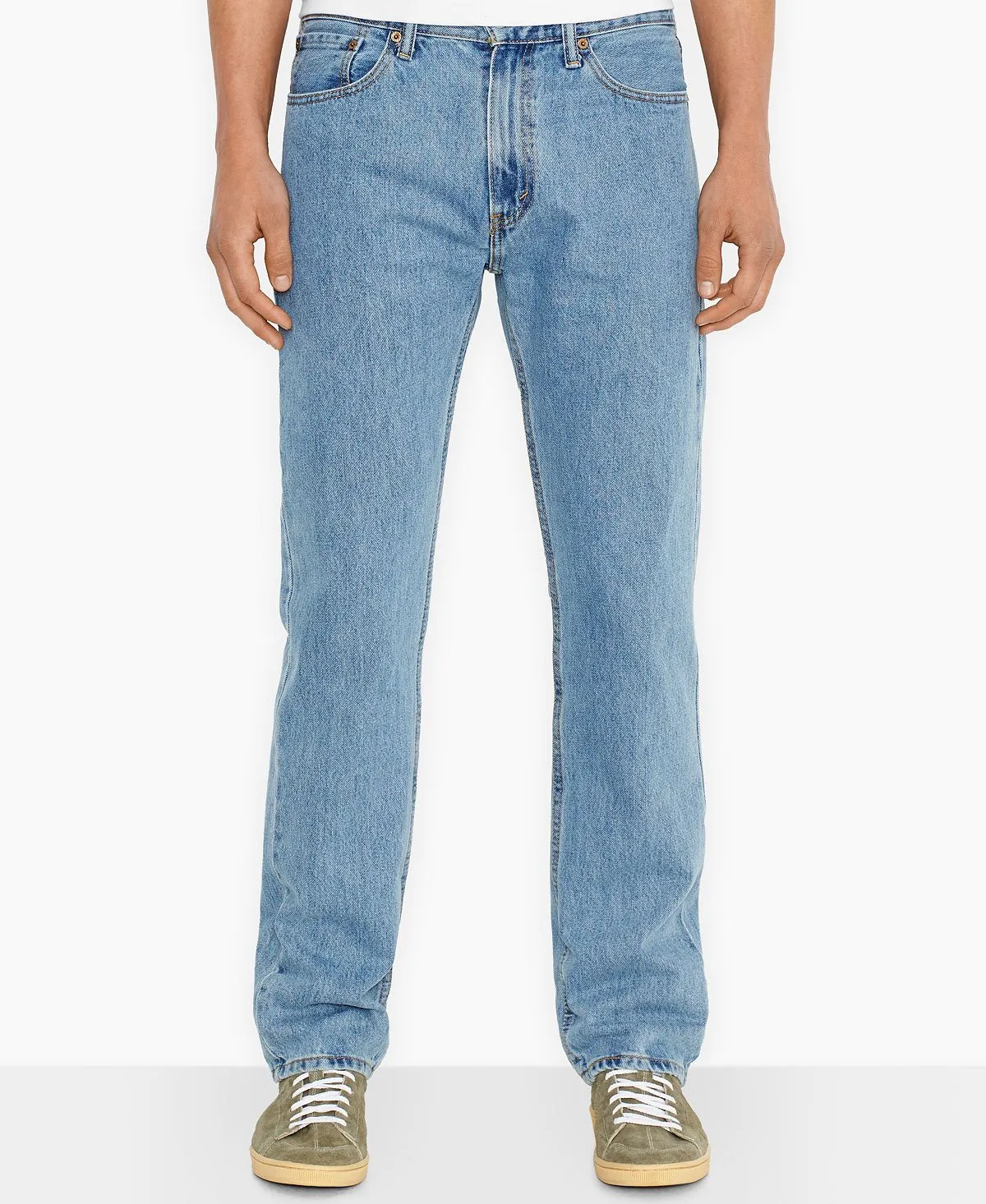 Levi's Men's 505 Regular Fit Straight Fit Non-Stretch Jeans, Multi