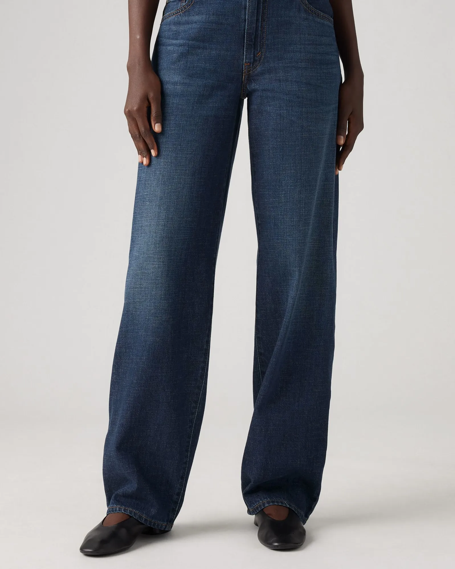 Levi's® Womens Baggy Dad Loose Fit Linen  Denim Jeans - Do You Mind