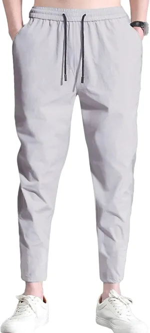 Men's Sweatpants with Zipper Pockets Athletic Pants Cargo Joggers Casual Pant Chino Trousers with Pockets