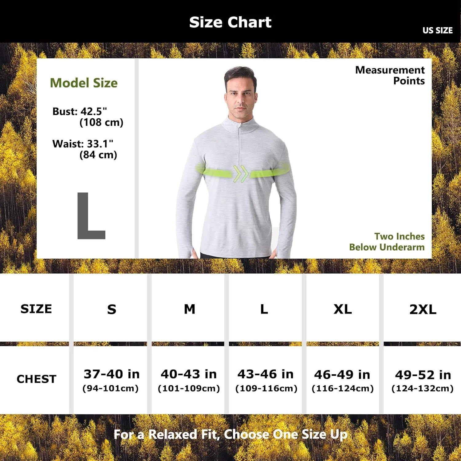 Merino Protect Merino Wool Base Layer Mens Soft Quarter Zip Pullover Sweaters Heavyweight Long Sleeve Shirt Hiking Hunting