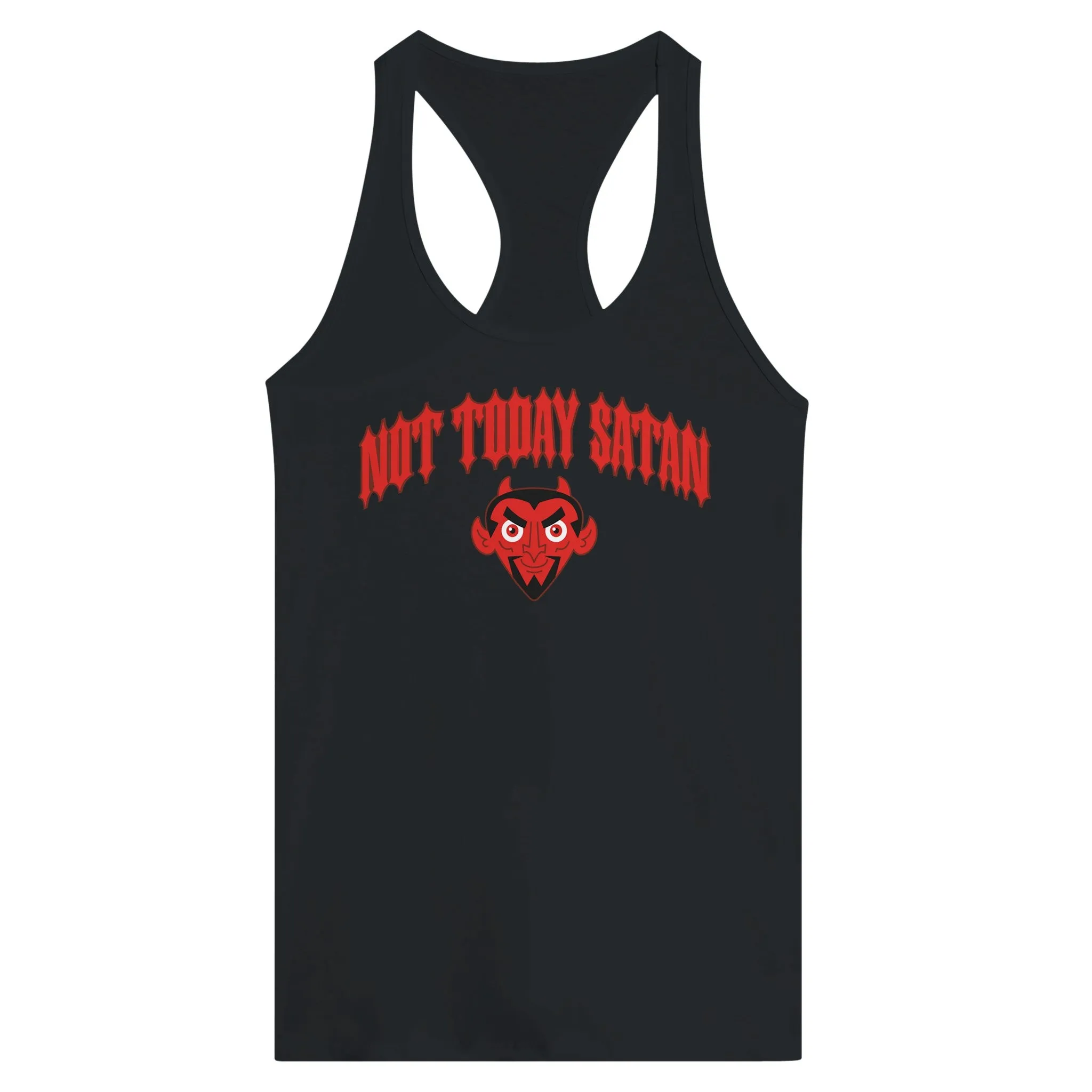 Not Today Satan  -  Women's Ideal Racerback Tank