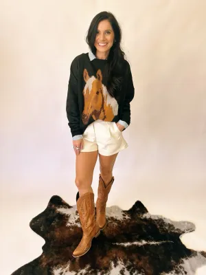 Pecos palomino sweater