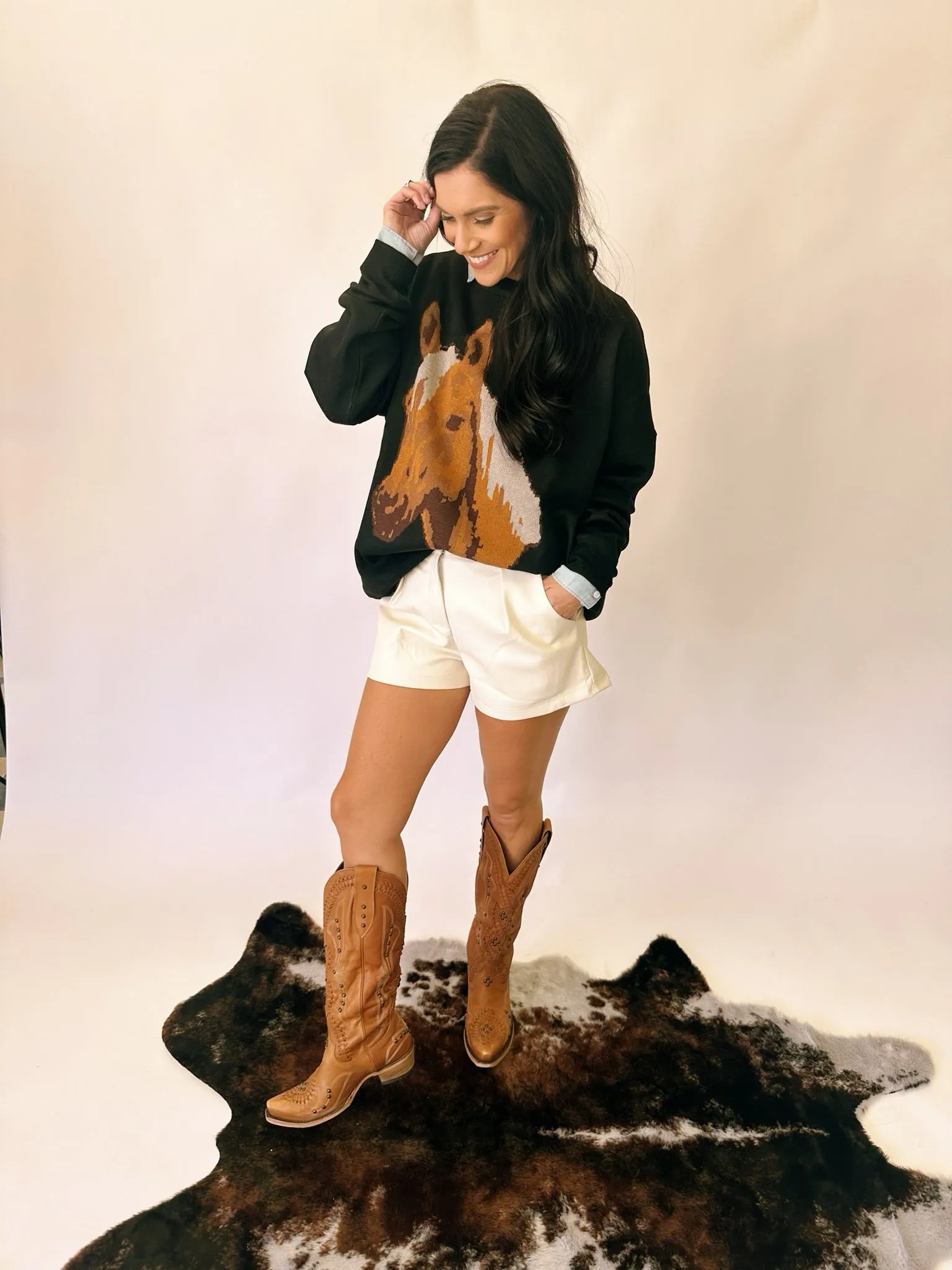Pecos palomino sweater