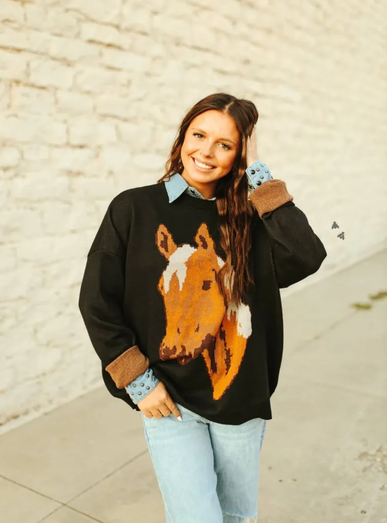 Pecos palomino sweater