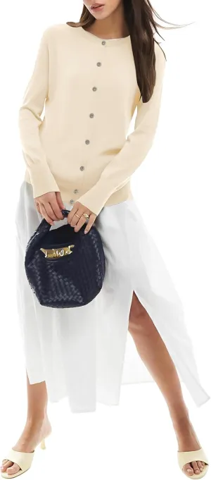 Sixstar Women's Casual Dreesy Cardigan Crew Neck Button Down Long Sleeve Soft Sweaters
