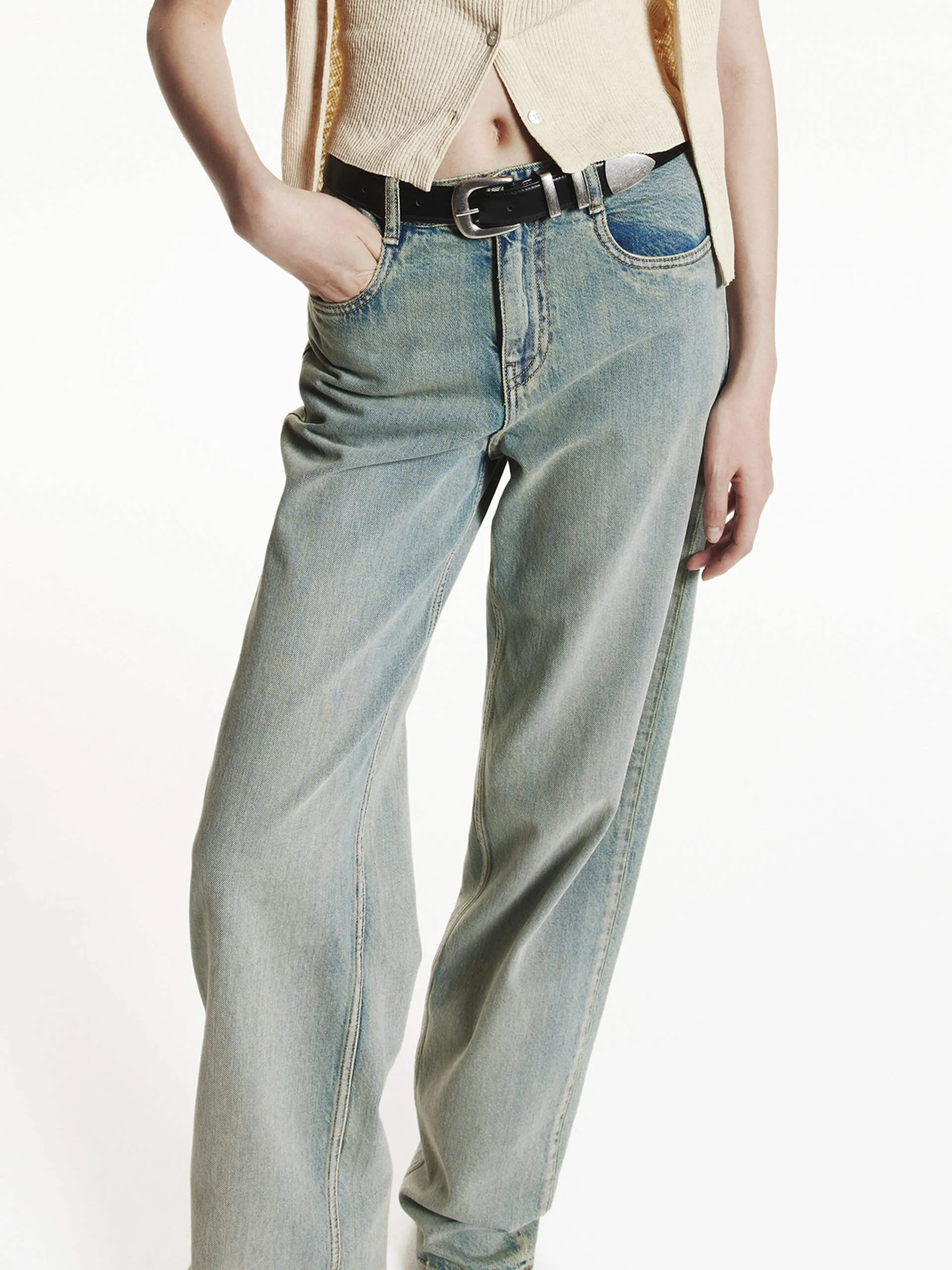 Straight Leg Vintage Jeans