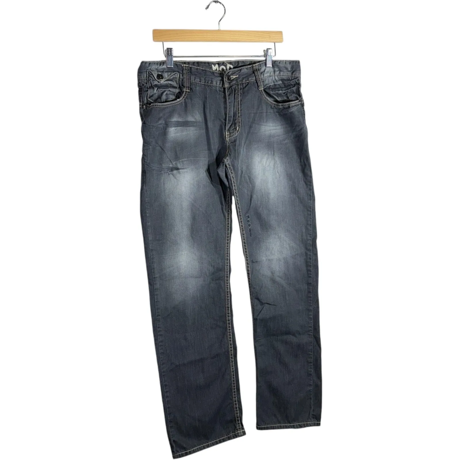 Vintage MOD Straight Leg Denim Jeans 34