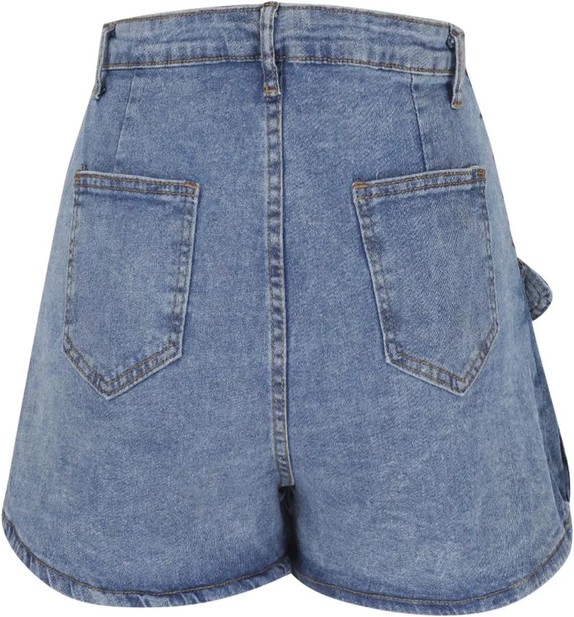Women's Denim Skirts Dresses Stretchy Asymmetrical Jean Skirt Shorts High Waisted Trendy Denim Bodycon Skirt 2025 Fashion