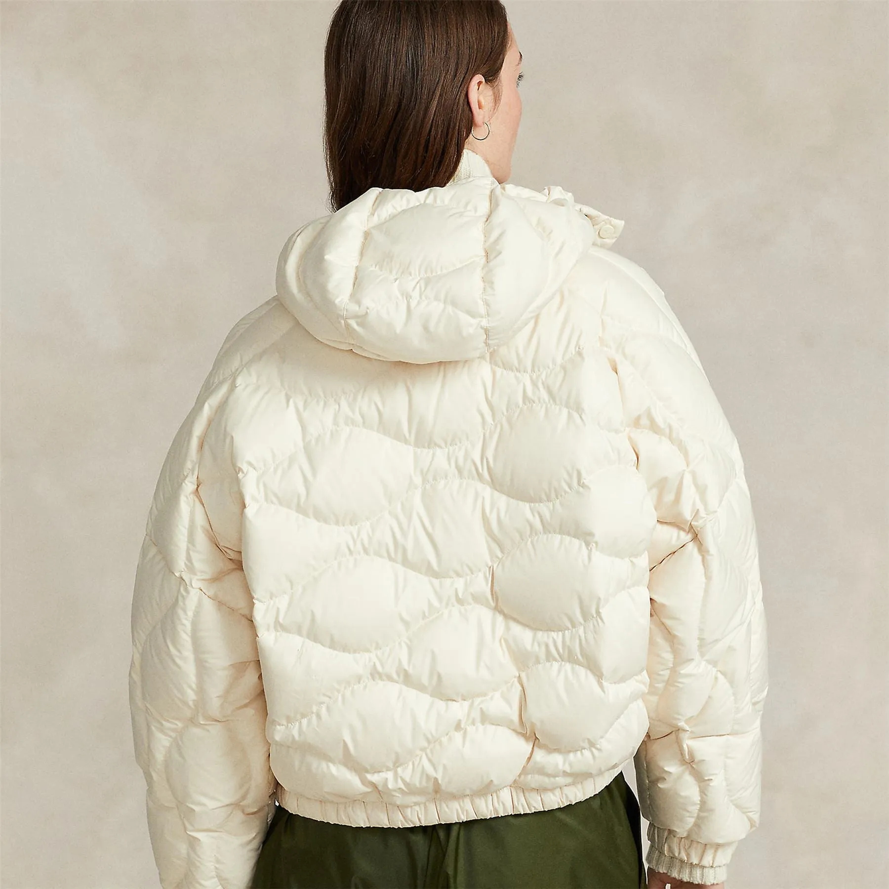 Womens LS Eco Mattify Coat Insulated Andover Cream - AW23