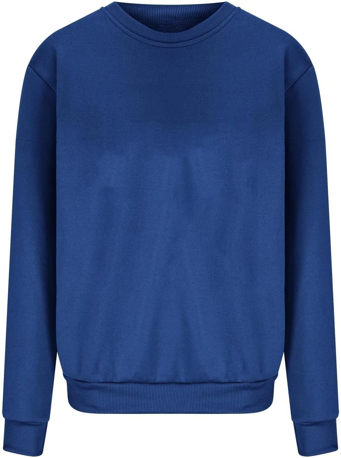 Womens Vintage Basic Oversized Long Sleeve Crew Neck Sweatshirt Casual Soft Pullover Tops Fall Fashion Clothes 2023